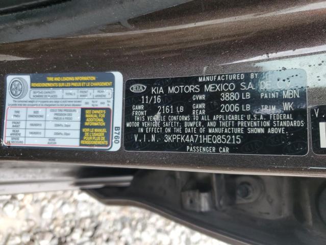 2017 KIA FORTE LX - 3KPFK4A71HE085215