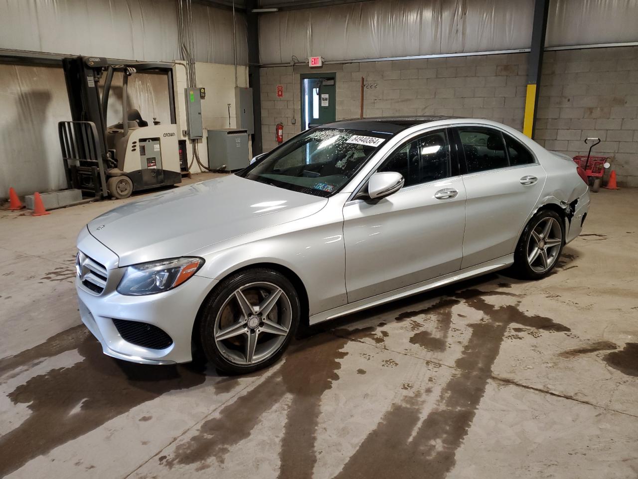 Lot #3034394087 2016 MERCEDES-BENZ C 300 4MAT