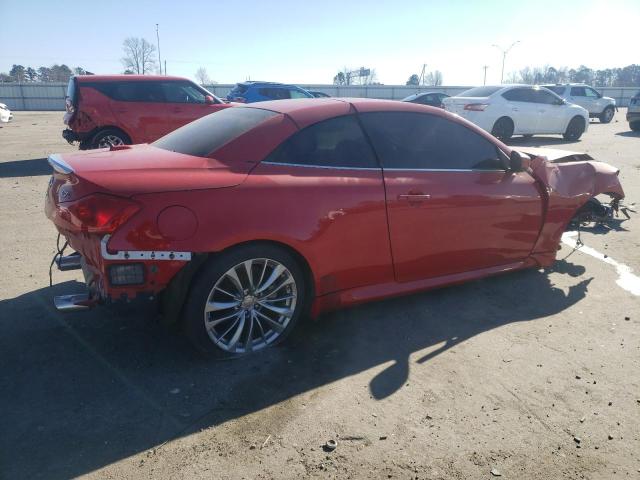 INFINITI G37 SPORT 2013 red converti gas JN1CV6FE8DM772803 photo #4