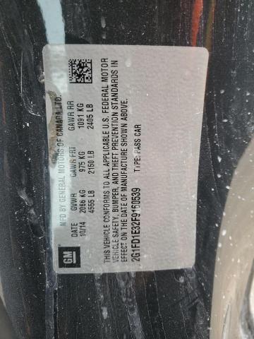 2015 CHEVROLET CAMARO LT - 2G1FD1E32F9160539