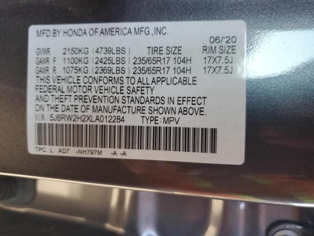 2020 HONDA CR-V LX - 5J6RW2H2XLA012284
