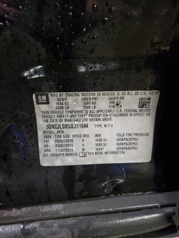 2018 CHEVROLET TRAX 1LT - 3GNCJLSB9JL311044