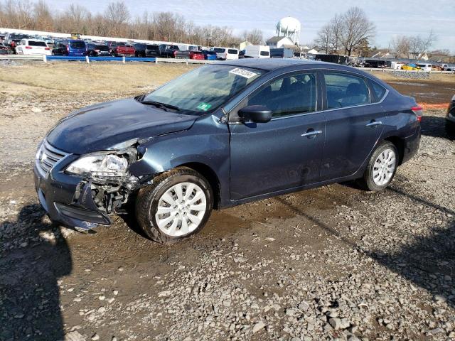 NISSAN SENTRA S 2014 gray  gas 3N1AB7AP6EY214770 photo #1