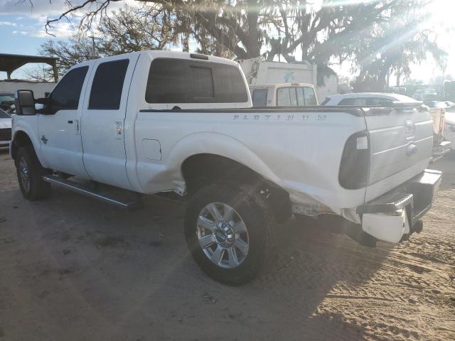 FORD F350 SUPER 2013 white crew pic diesel 1FT8W3BTXDEB43606 photo #3