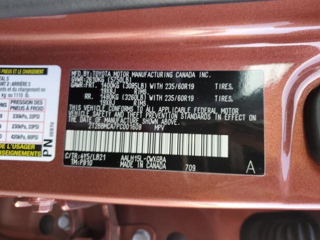 VIN 2T2BBMCA7PC001608 2023 LEXUS RX 350H BA no.13