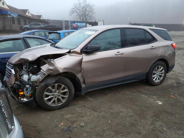 CHEVROLET EQUINOX LS 2019 brown  gas 2GNAXHEV6K6232087 photo #1