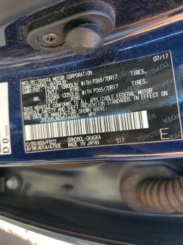 2017 TOYOTA 4RUNNER SR - JTEZU5JR0H5164865