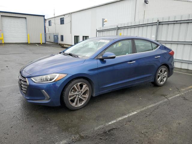 HYUNDAI ELANTRA SE 2017 blue  gas 5NPD84LFXHH046449 photo #1