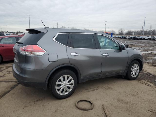 NISSAN ROGUE S 2015 gray 4dr spor gas KNMAT2MTXFP548504 photo #4