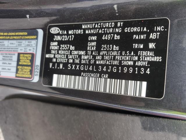 2018 KIA OPTIMA EX - 5XXGU4L34JG199134