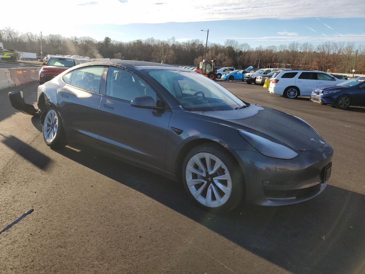 Lot #3055147964 2022 TESLA MODEL 3