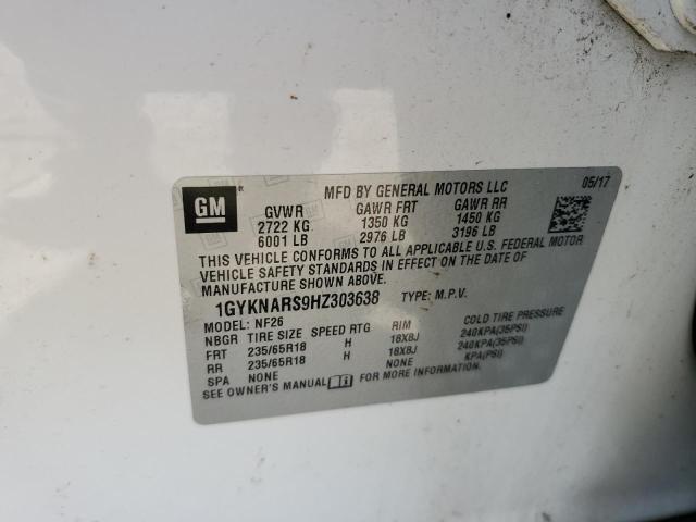 2017 CADILLAC XT5 - 1GYKNARS9HZ303638