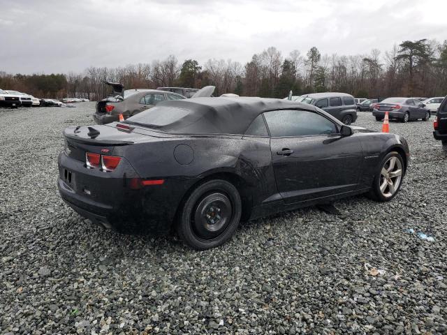 CHEVROLET CAMARO LT 2011 black converti gas 2G1FB3DD4B9187442 photo #4