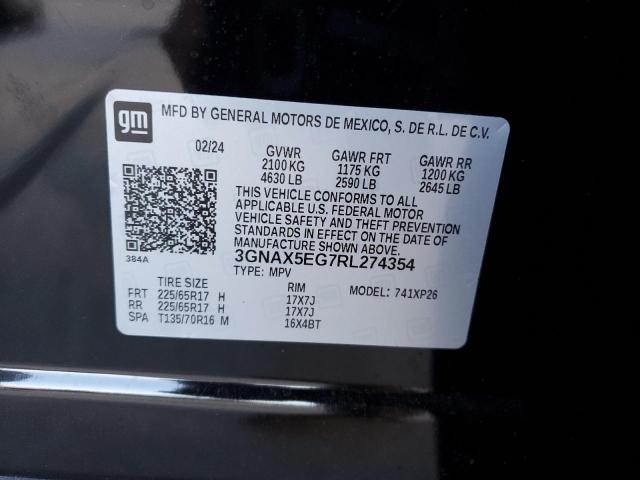 2024 CHEVROLET EQUINOX LS - 3GNAX5EG7RL274354