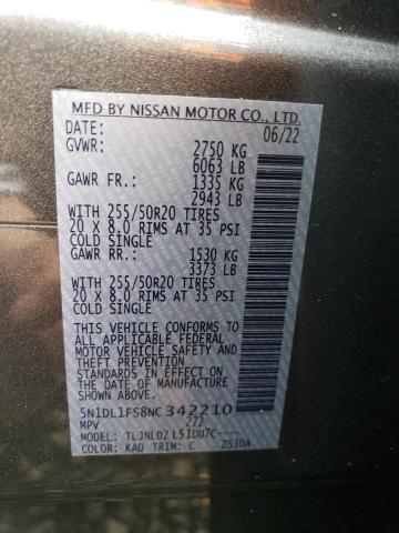 2022 INFINITI QX60 LUXE - 5N1DL1FS8NC342210