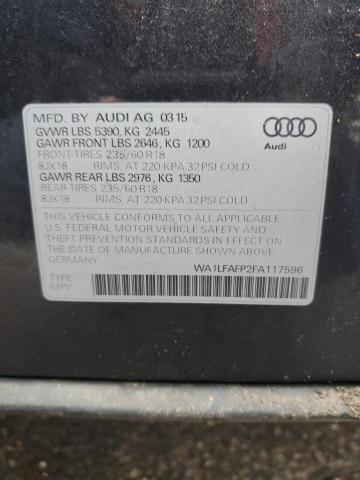 VIN WA1LFAFP2FA117596 2015 AUDI Q5 no.14