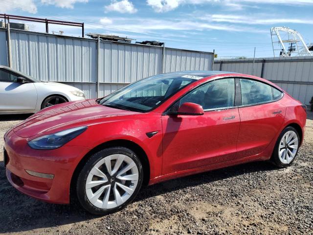 TESLA MODEL 3 2023 red  electric 5YJ3E1EAXPF430099 photo #1