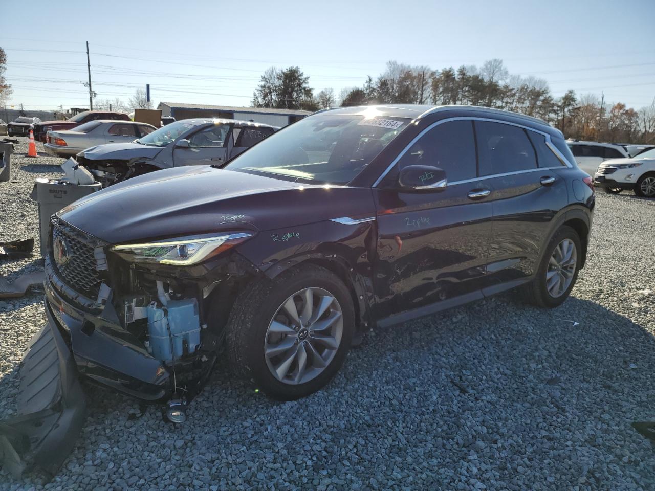 Lot #3026057948 2020 INFINITI QX50 PURE