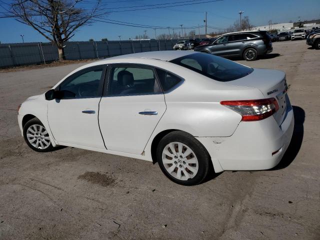 NISSAN SENTRA S 2013 white  gas 3N1AB7APXDL652185 photo #3