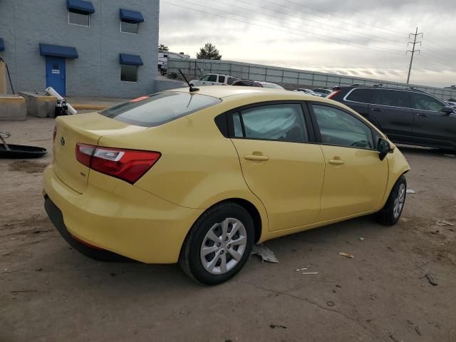 KIA RIO LX 2016 yellow  gas KNADM4A3XG6680287 photo #4