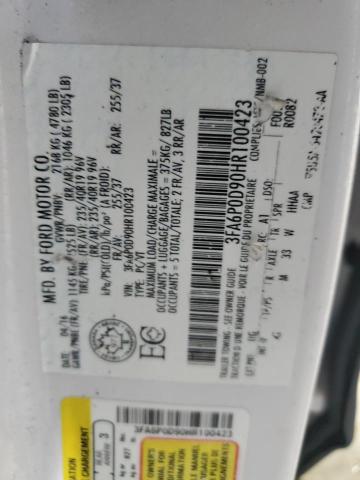 VIN 3FA6P0D90HR100423 2017 FORD FUSION no.13