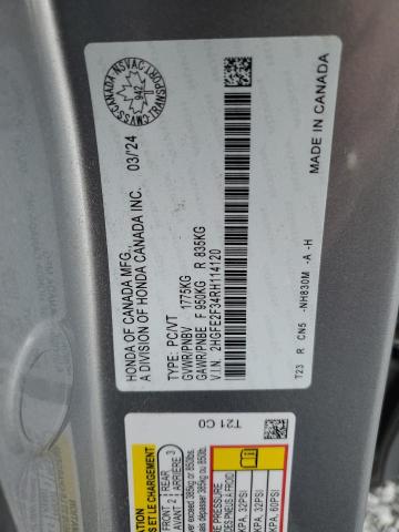 2024 HONDA CIVIC EX - 2HGFE2F34RH114120