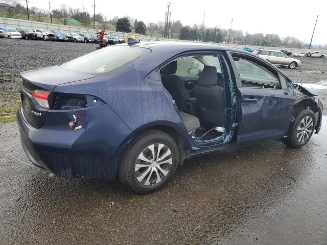 TOYOTA COROLLA LE 2020 blue  hybrid engine JTDEBRBE1LJ030734 photo #4