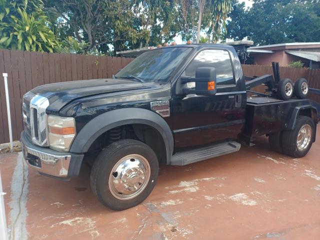 FORD F450 SUPER 2008 black chassis diesel 1FDXF46R68EA02985 photo #3