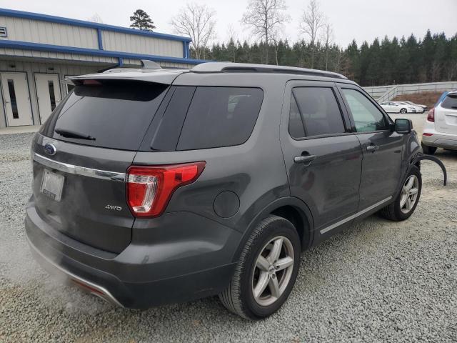 FORD EXPLORER X 2017 gray  gas 1FM5K8D85HGD33386 photo #4