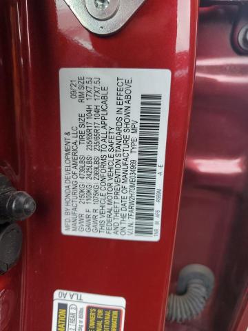 2021 HONDA CR-V SE - 7FARW2H70ME034969