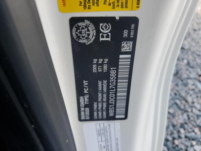 2020 BMW M2 CS WBS1J3C01L7G35881