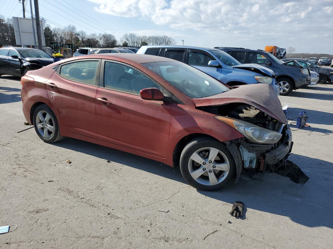 Lot #3027047803 2011 HYUNDAI ELANTRA GL