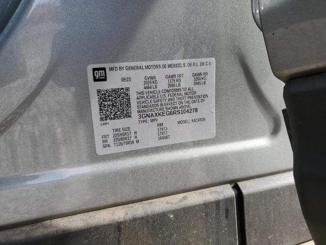 2024 CHEVROLET EQUINOX LT - 3GNAXKEG6RS104278