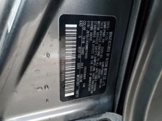 2021 NISSAN ROGUE SPOR - JN1BJ1AV9MW574009