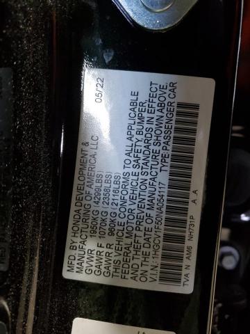 VIN 1HGCV1F50NA054117 2022 HONDA ACCORD no.12