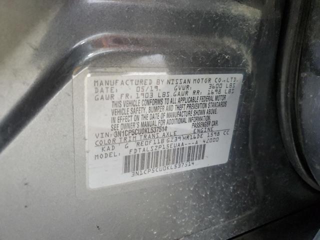 2019 NISSAN KICKS S - 3N1CP5CU0KL537514
