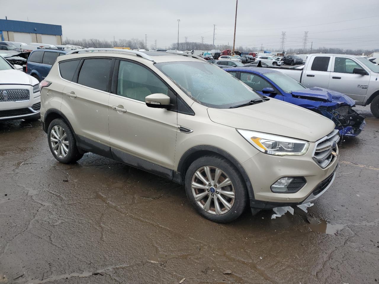 Lot #3033050036 2017 FORD ESCAPE TIT