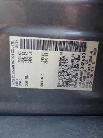 2017 NISSAN MAXIMA 3.5 - 1N4AA6AP6HC388609
