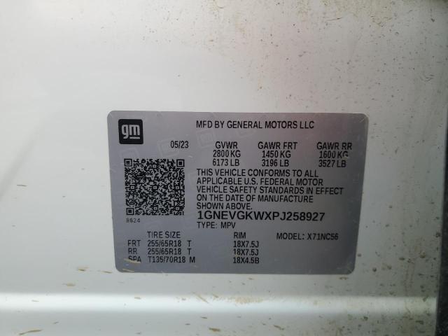 2023 CHEVROLET TRAVERSE L - 1GNEVGKWXPJ258927