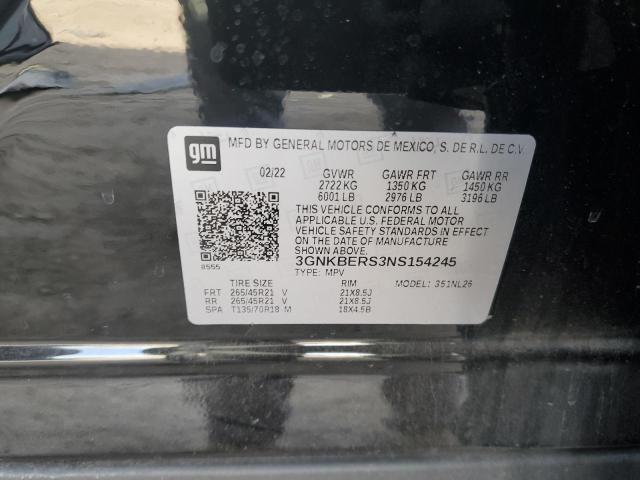 2022 CHEVROLET BLAZER RS - 3GNKBERS3NS154245