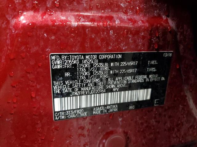 2018 TOYOTA RAV4 LE - JTMZFREV1JD120964