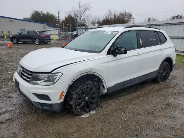 VOLKSWAGEN TIGUAN S 2019 white  gas 3VV0B7AXXKM016061 photo #1