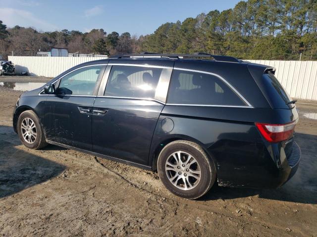 HONDA ODYSSEY EX 2012 black sports v gas 5FNRL5H63CB039224 photo #3