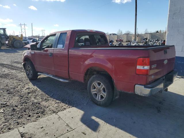 FORD F150 2007 red  flexible fuel 1FTPX14V77KD49368 photo #3