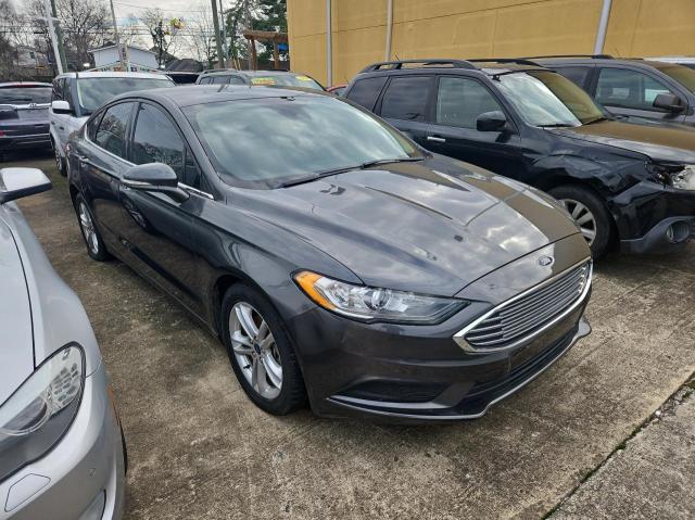 FORD FUSION SE 2018 gray  gas 3FA6P0HD9JR162701 photo #1