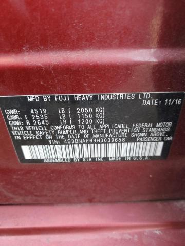 2017 SUBARU LEGACY 2.5 - 4S3BNAF69H3039658