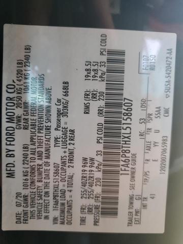 2020 FORD MUSTANG - 1FA6P8THXL5158607