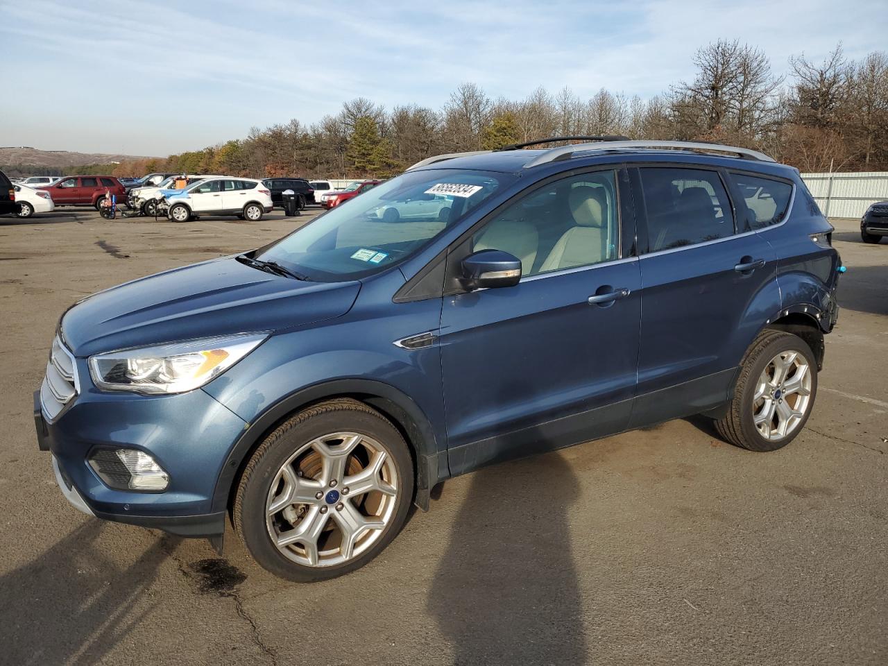 Lot #3045792639 2018 FORD ESCAPE TIT