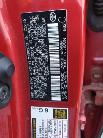 2016 TOYOTA PRIUS - JTDKARFU9G3510120
