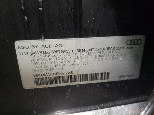 2015 AUDI A8 L TDI Q WAU3MAFD1FN026648
